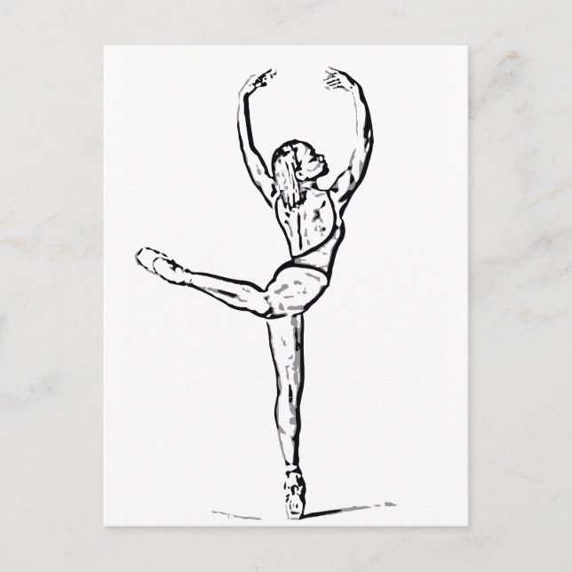 Cartão Postal Dança 1 (Frente)