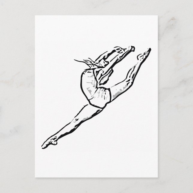 Cartão Postal Dança 3 (Frente)