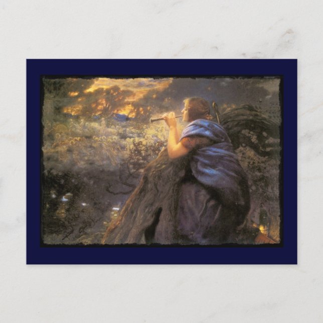 Cartão Postal Dança crepuscular dos países das fadas (Frente)