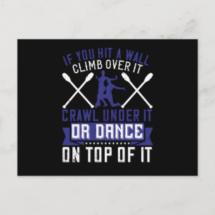 Cartão Postal Dança - Dança No Topo De Uma Parede