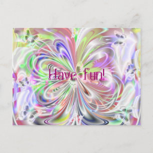 Cartão Postal Dança das borboletas