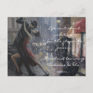 Cartão Postal Dança de chuva