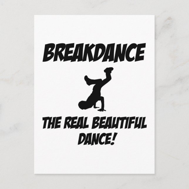 Cartão Postal dança de dança (Frente)