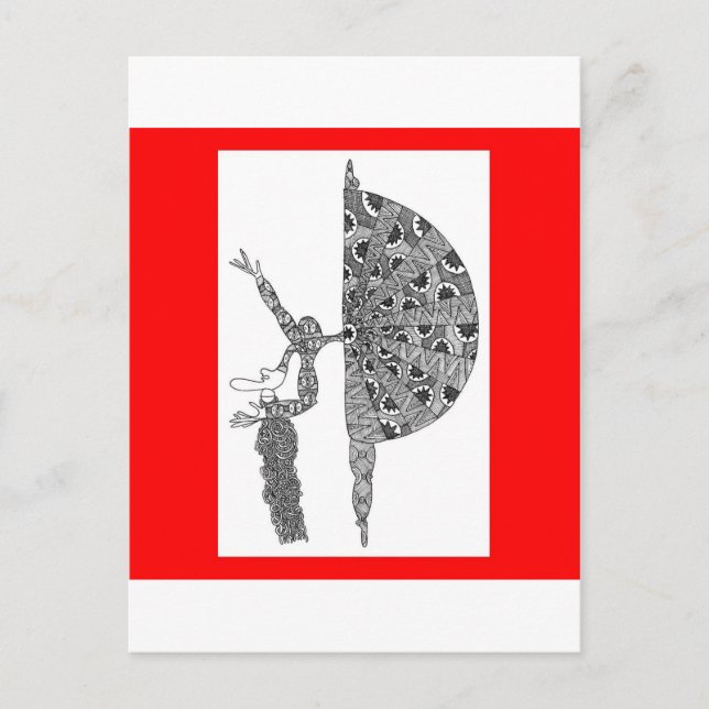 Cartão Postal dança de martha Graham (Frente)