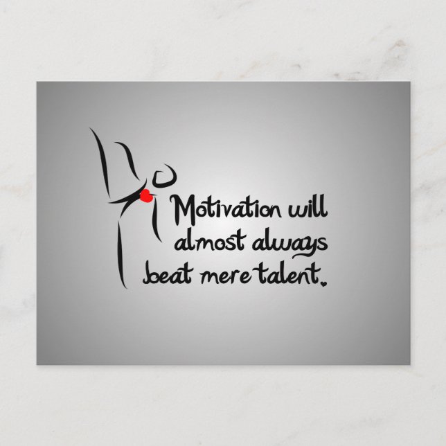 Cartão Postal Dança de Motivação Sensível (Frente)