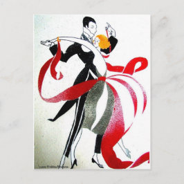 CARTÃO POSTAL DANÇA DE SALÃO