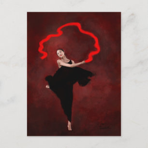 Cartão Postal Dança de vento