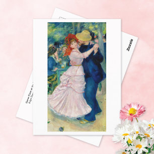 Cartão Postal Dança em Boudonal Pierre-Auguste Renoir