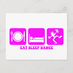 Cartão Postal Dança engraçada