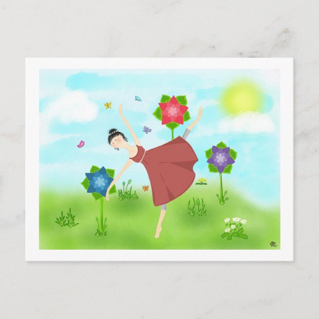 Cartão Postal Dança Magic Tree_Do (Frente)
