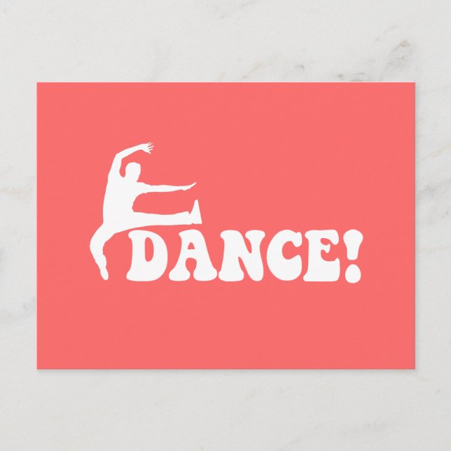 Cartão Postal dança moderna (Frente)