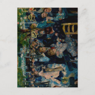 Cartão Postal Dança no Le Moulin de la Galette - Auguste Renoir