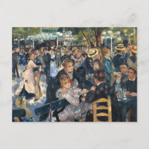 Cartão Postal Dança no Le Moulin de la Galette por Renoir