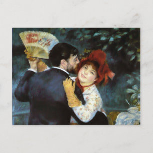 Cartão Postal Dança no país por Pierre-Auguste Renoir