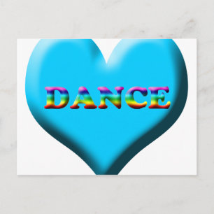 Cartão Postal Dança! Presentes