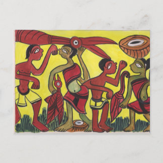 Cartão Postal Dança Tribal