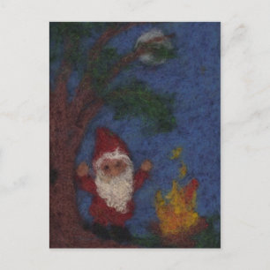 Cartão Postal Dançando ao redor do fogo