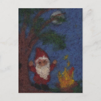 Cartão Postal Dançando ao redor do fogo