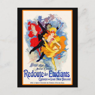 Cartão Postal Dançando Arte Nouveau Mulheres