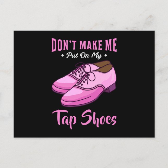 Cartão Postal Dançando Calçados de torneira Rainha Dancer Balé d (Frente)