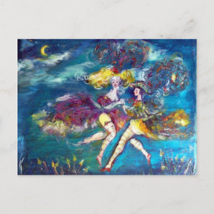 CARTÃO POSTAL DANÇANDO NA NOITE