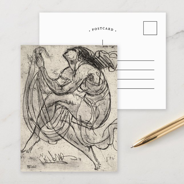 Cartão Postal Dançando | Wilhelm Oesterle (Criador carregado)