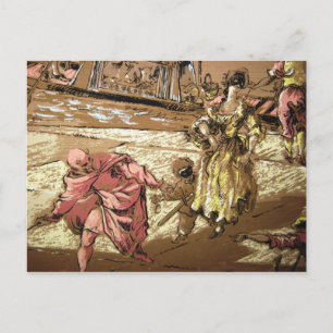 Cartão Postal Dançar com o diabo