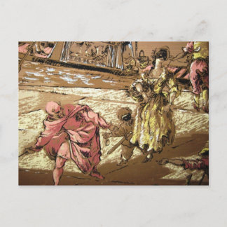 Cartão Postal Dançar com o diabo