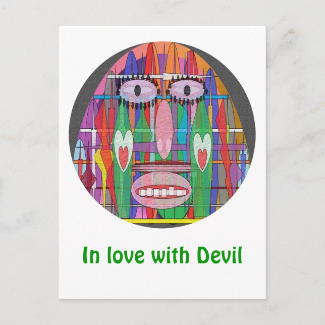 Cartão Postal Dançar com o diabo (Frente)