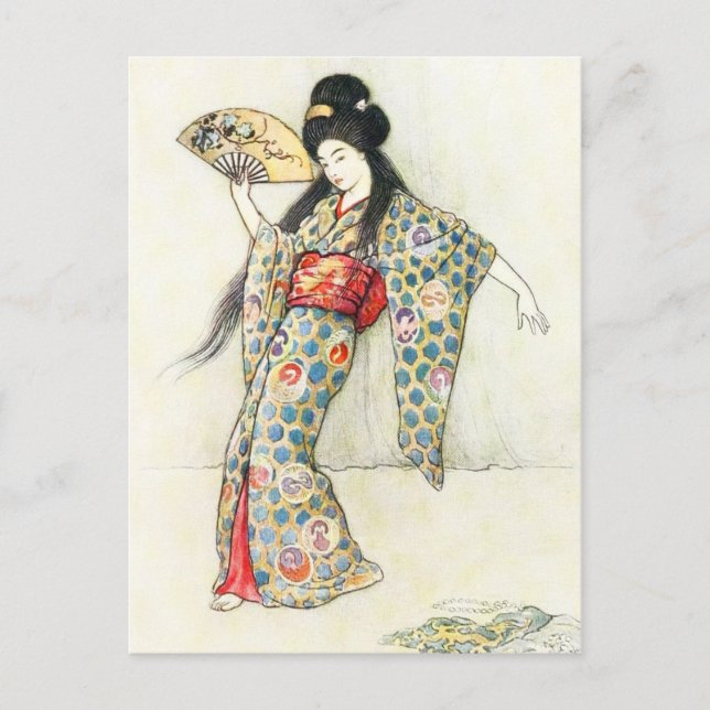 Cartão Postal Dançar com o Ouro Comb (Frente)