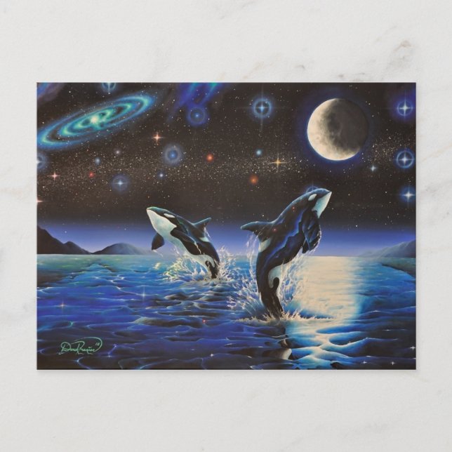 Cartão Postal Dançar nas Estrelas, Cartões-postais (Frente)