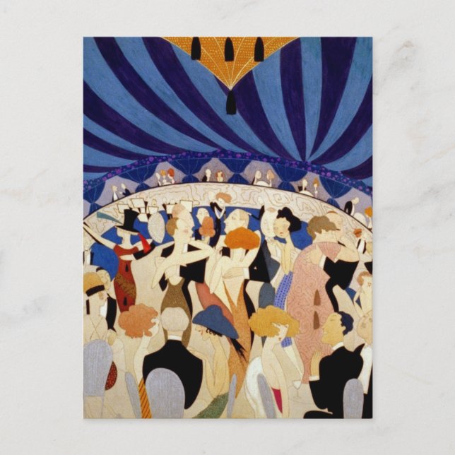 Cartão Postal Dançar numa Banda de Jazz (Frente)