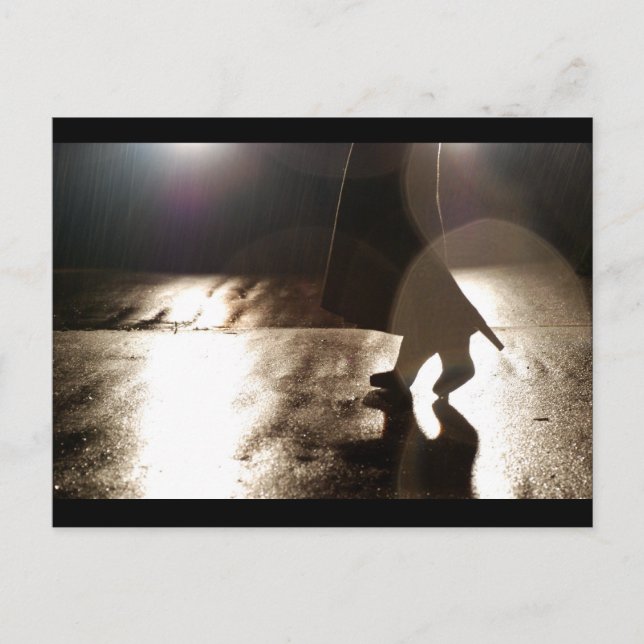 Cartão Postal Dançar sem um parceiro (Frente)