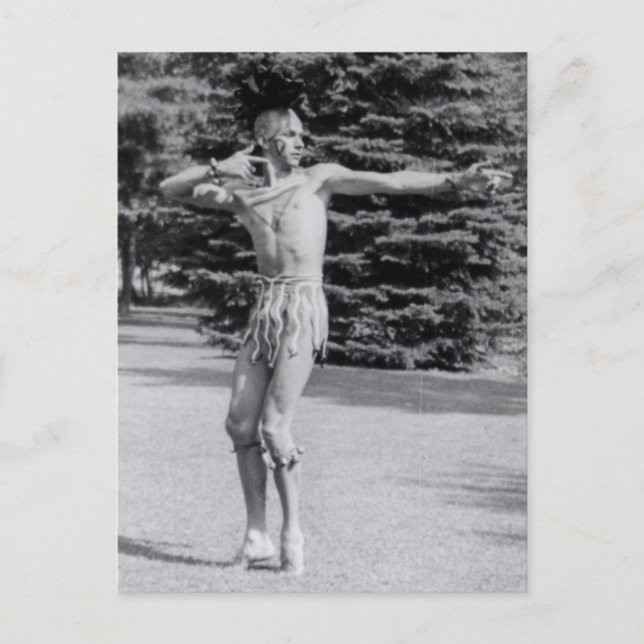 Cartão Postal Dançarina, 1930. (Frente)