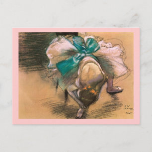 CARTÃO POSTAL DANÇARINA, EDGAR DEGAS
