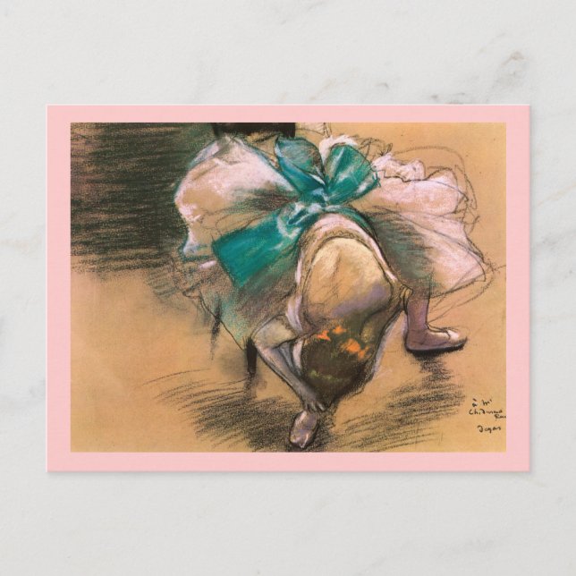 CARTÃO POSTAL DANÇARINA, EDGAR DEGAS (Frente)