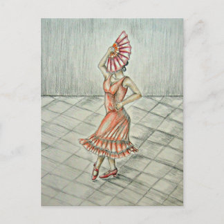 Cartão Postal Dançarina Espanhola