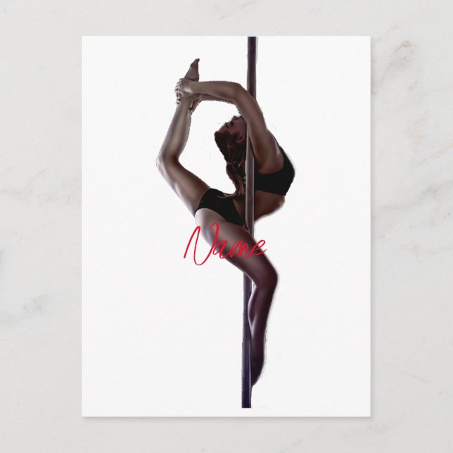 Cartão Postal Dançarina fêmea Thunder_Cove (Frente)