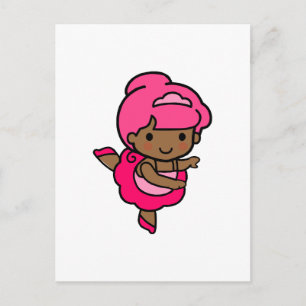 Cartão Postal Dançarina Girl