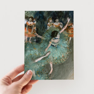Cartão Postal Dançarino Balançando, Dançarino Verde   Edgar Dega