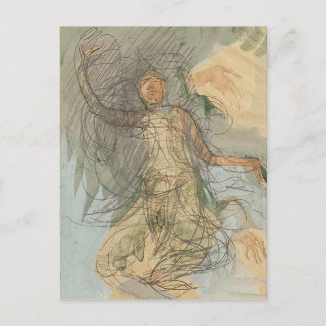 Cartão Postal Dançarino cambojano (Frente)