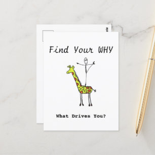 Cartão Postal Dançarino Elegante de Balés dançando em girafa