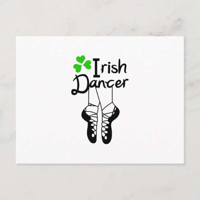 Cartão Postal Dançarino Irlandês (Frente)
