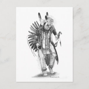 Cartão Postal Dançarino Tradicional