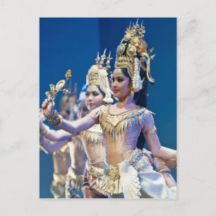 Cartão Postal Dançarinos Asiáticos