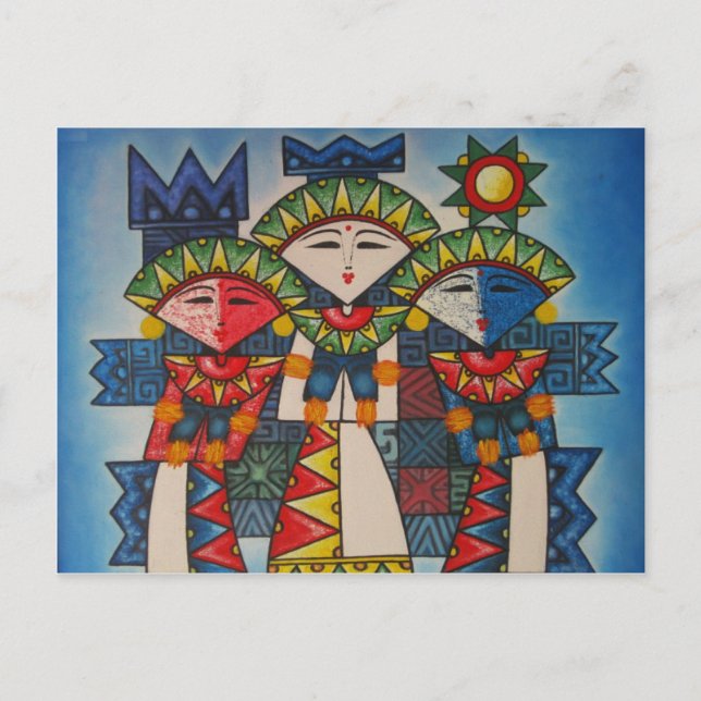 Cartão Postal Dançarinos balineses (Frente)