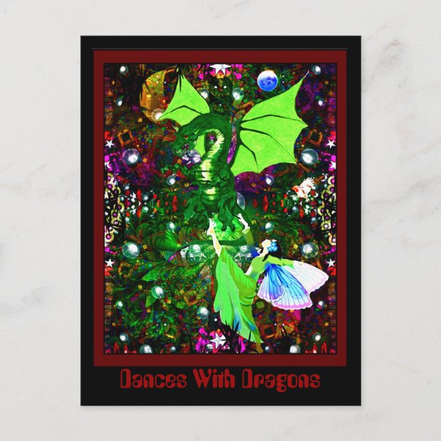 Cartão Postal Danças Com Dragões (Frente)