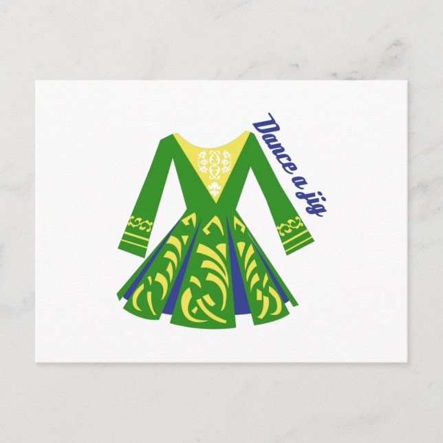 Cartão Postal Dance a Jig (Frente)