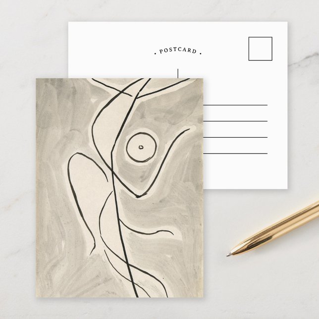 Cartão Postal Dance Abstraction | Abraham Walkowitz (Criador carregado)