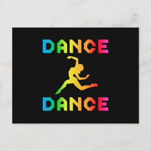 Cartão Postal Dance Dancing Party Music Sport Dancer Dancer Idea